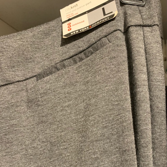 New York & Company, on trend Wide Leg Style: City Knit Grey. NWT - Picture 5 of 8